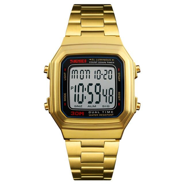 Amazon.com: CASIO Men's Digital World TIME A500WGA-9DF Stainless Steel Watch  : Clothing, Shoes & Jewelry