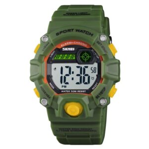 SKMEI 1484 Army Green watch for kids