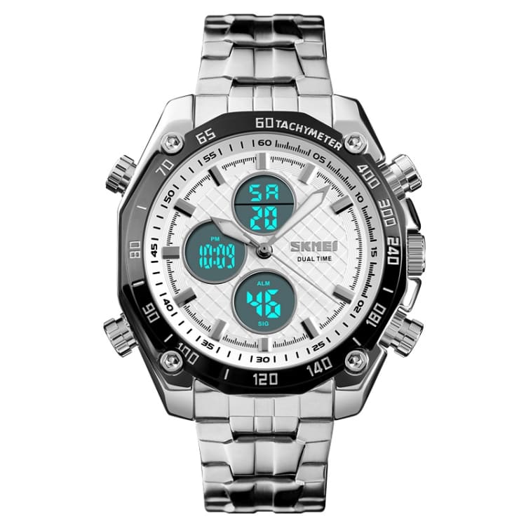 Skmei 1302 Dual Time Analog Digital Casual 3 Atm Water Resistant Mens Watch Skmei Watch