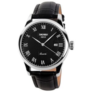 SKMEI 9058 Black Face Black Strap