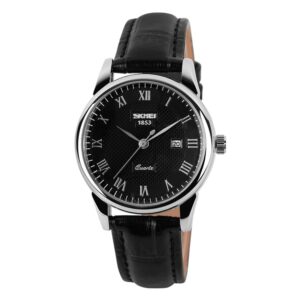 SKMEI 9058 Black Face Black Strap Women