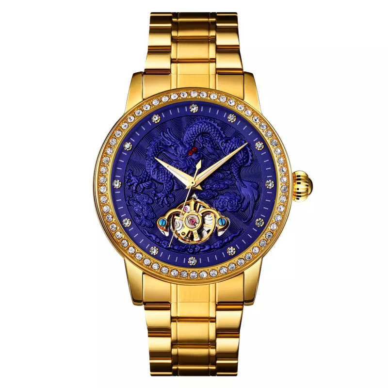 SKMEI 9219 Gold Blue