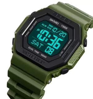 SKMEI 1988 square luminous watch