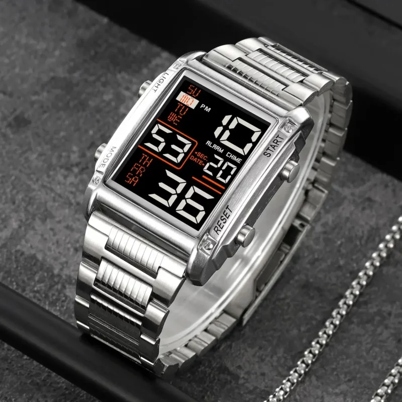 SKMEI 2206 silver black watch